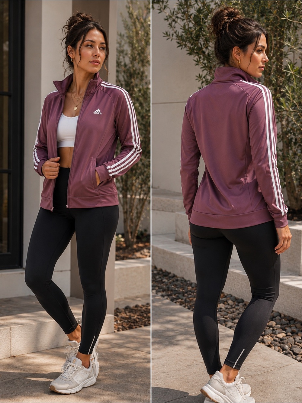 adidas Women’s Mauve Track Jacket